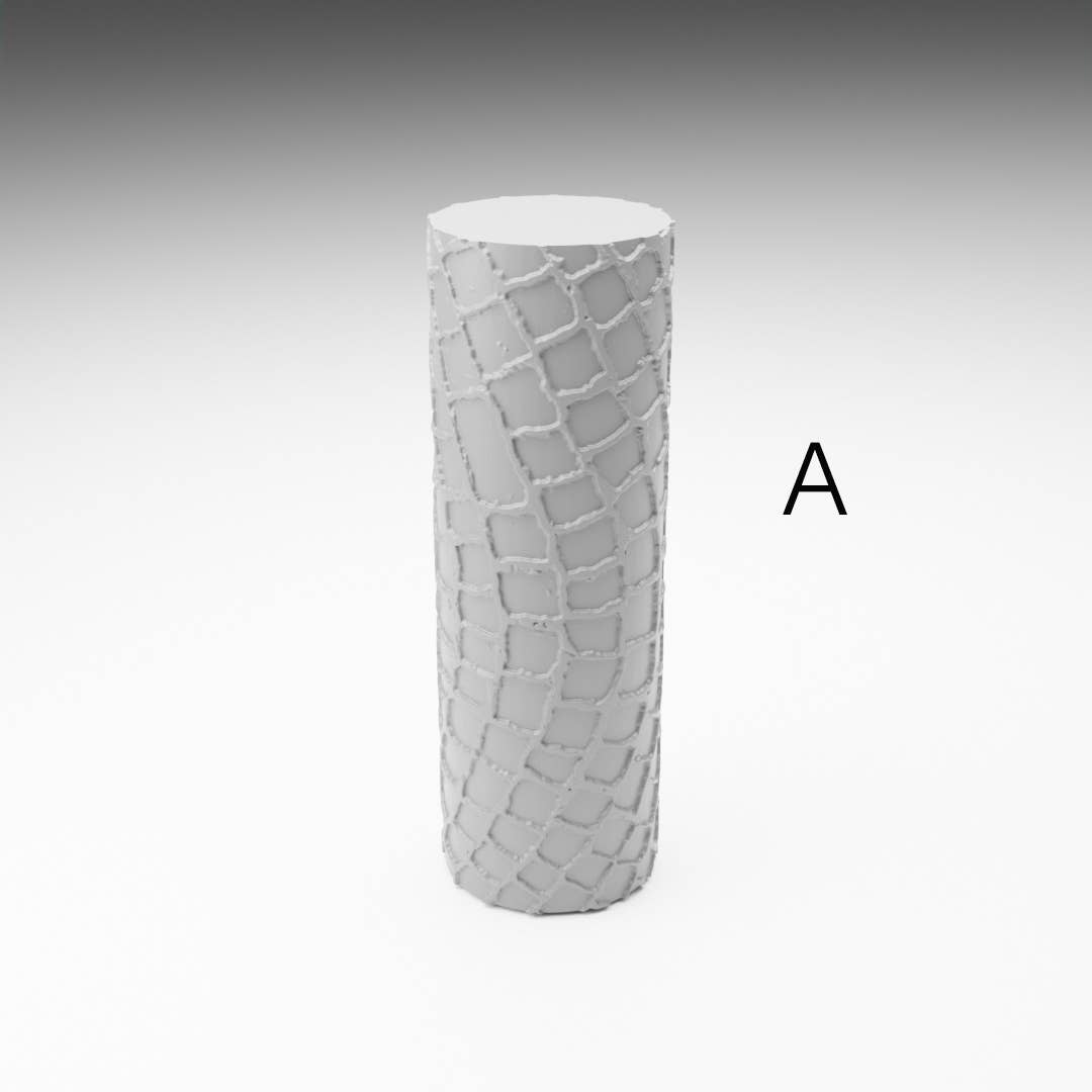 Charles Prints - Wholesale DIY Craft Kit - Textured Rollers Set 1 | D&D Terrain 28mm | 32mm | Dungeons1