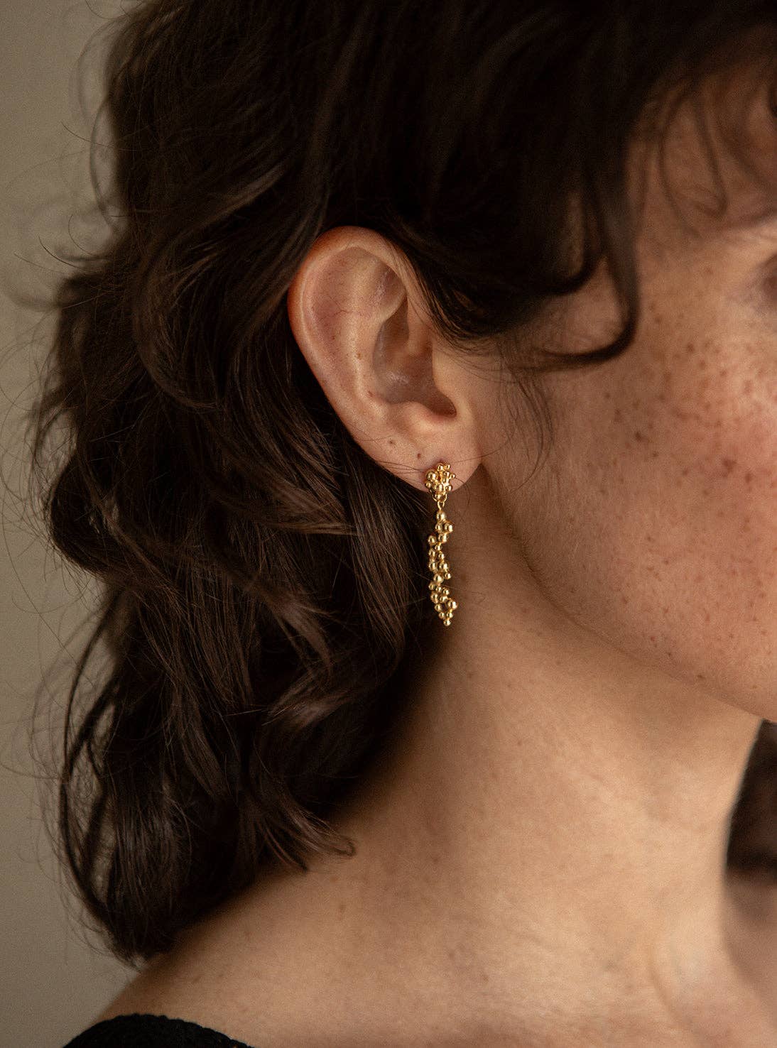 Gold Deia earrings for wholesale on Faire5