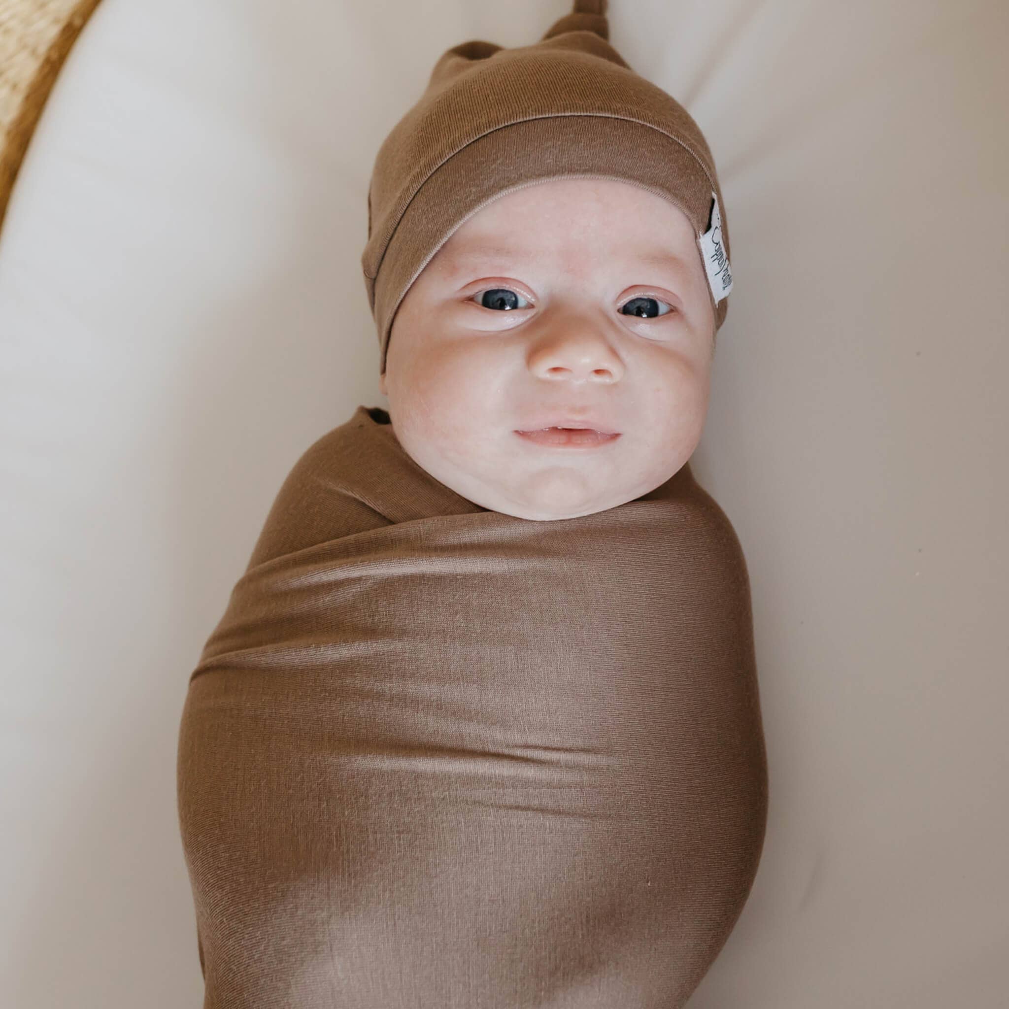 Copper Pearl - Wholesale Swaddle - Baby - Knit Swaddle Blanket - Gobi3