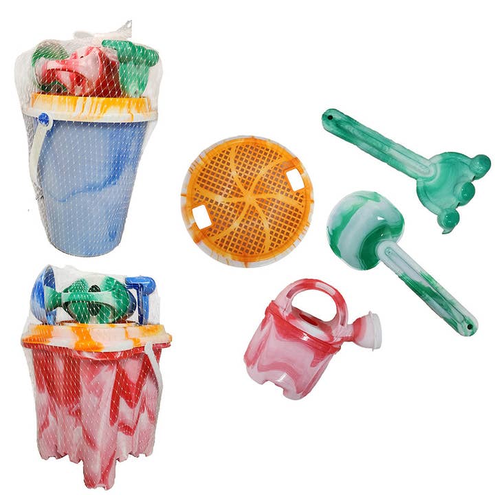 McBeth Corporation - Wholesale Toy Set - Kids - 02500 - 5 Piece Sand Castle Mold - Set of 2