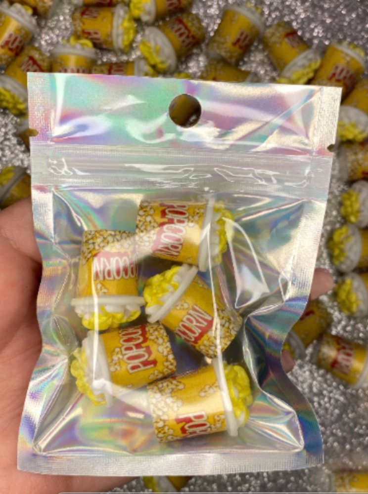 ASAP Craft Supplies - Wholesale Craft supplies - Popcorn Resin DIY Charms -5 pieces4