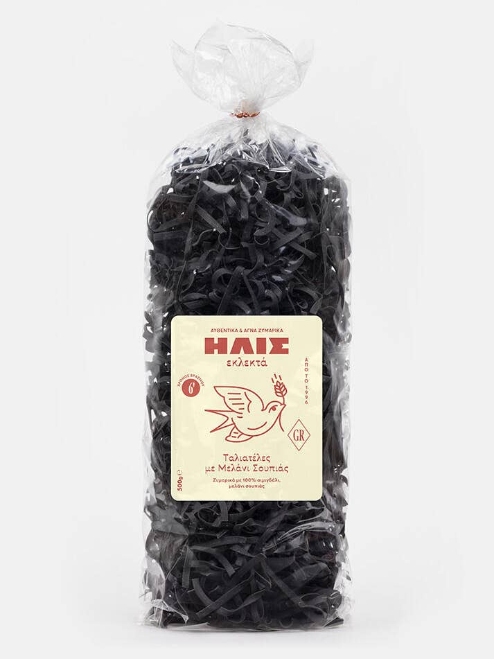Ilis pasta tagliatelle sepia 500g for engroshandel hos PurEllas Griechische Produkte