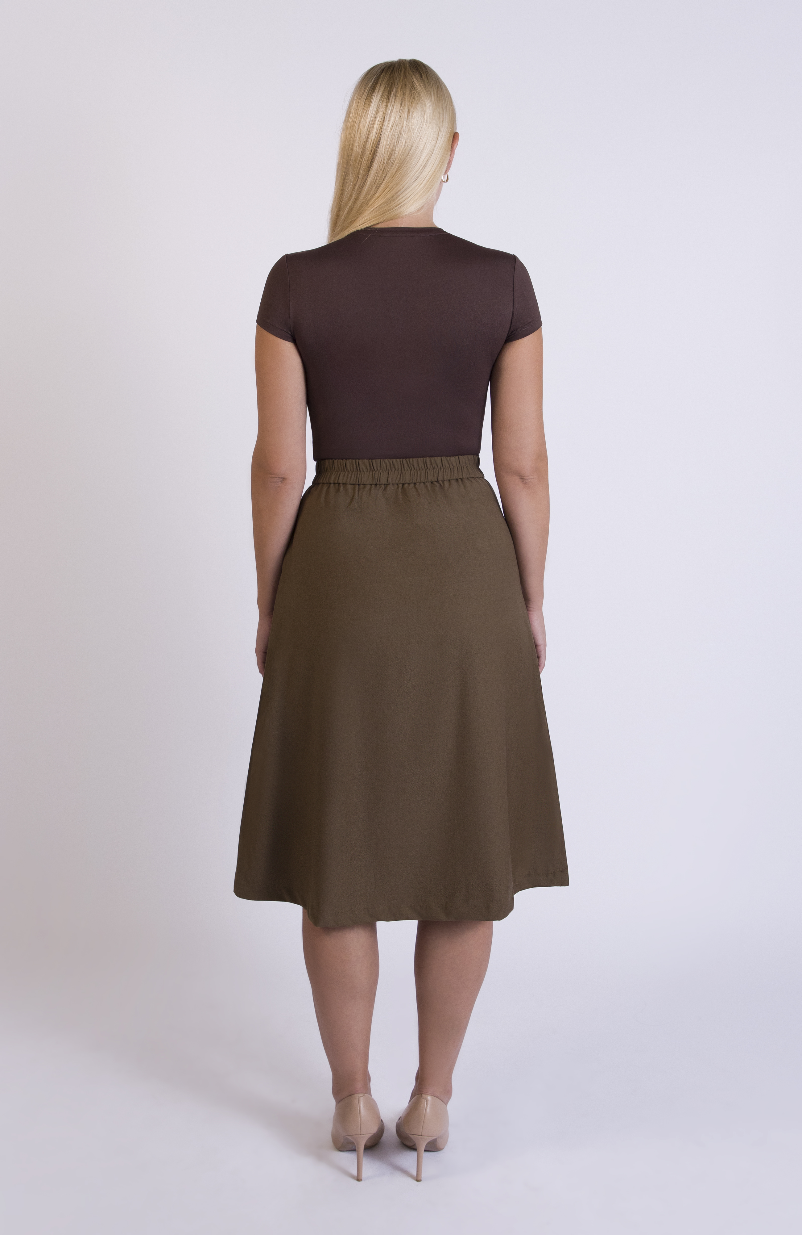 Aam The Label - Wholesale Skirt - Women's - The Wool Midi Skirt12