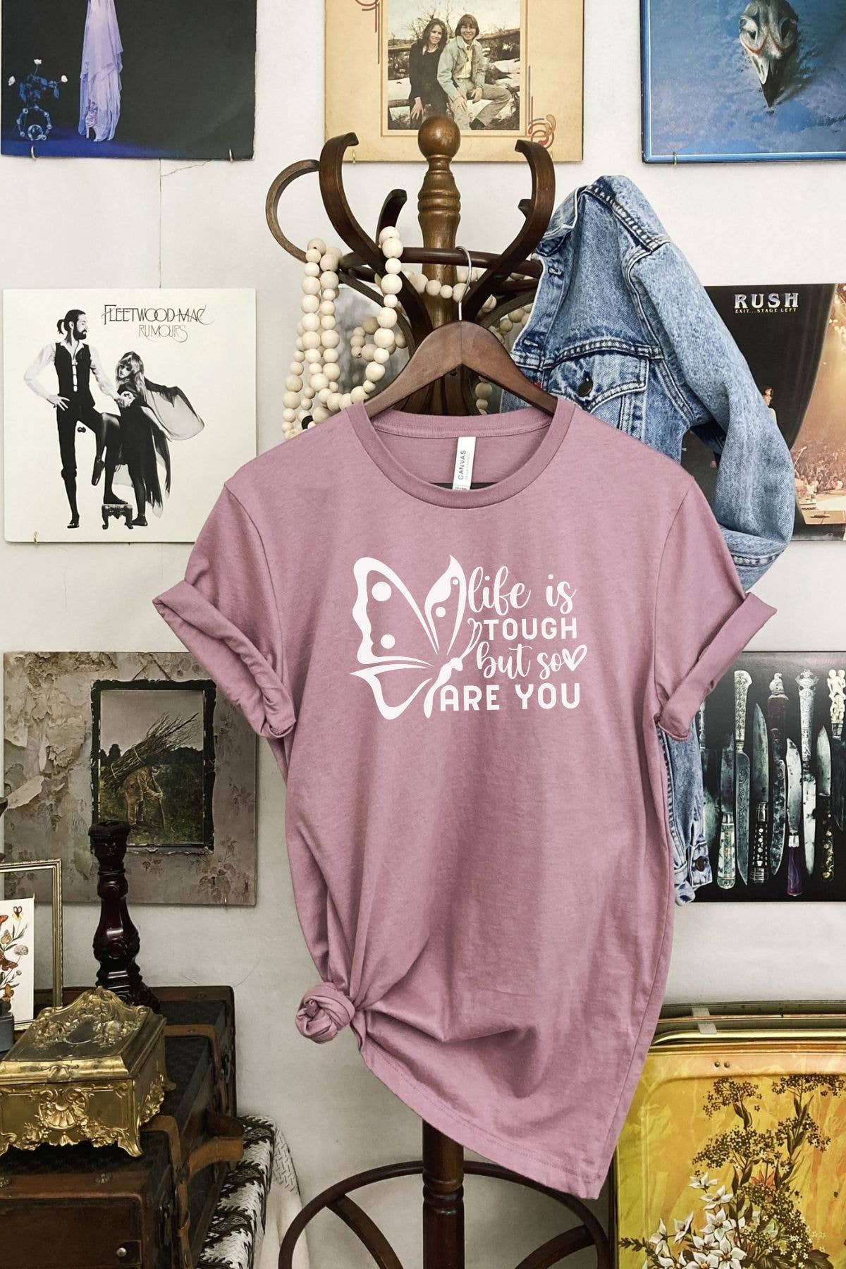 Bella Me - Wholesale Screen Printed T-Shirt - Women's - Life is Tough So Are You Graphic Tee4