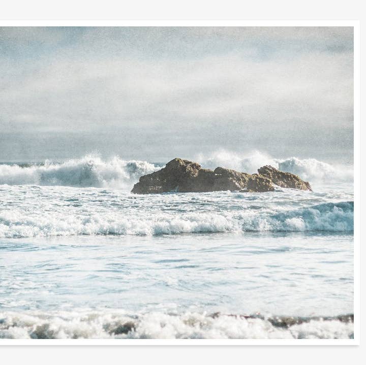 Offley Green - Wholesale Art Print - Seascape Coastal Art, 'Surf and Rocks'0