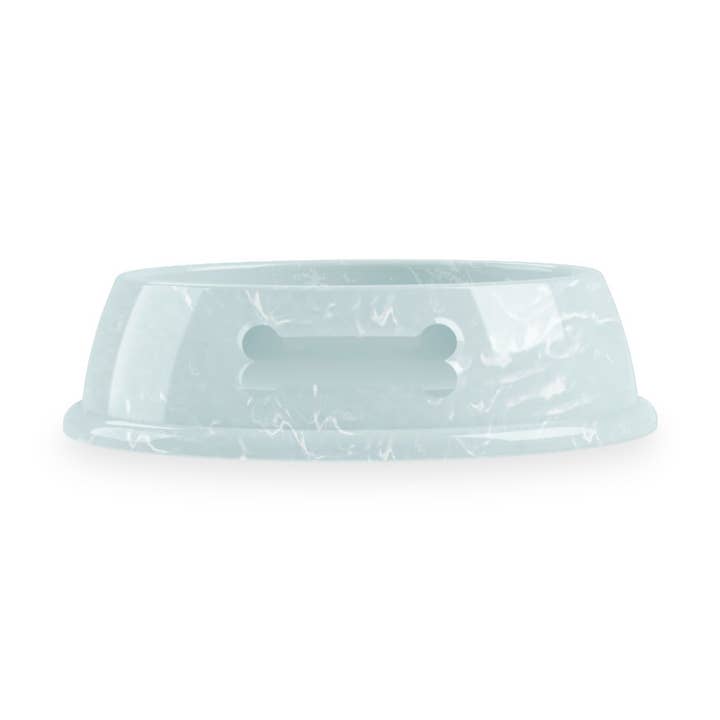 Whiskers Pet Bowl, Marbled Mint Melamine 50% OFF for wholesale by Abode Homewares by TarHong