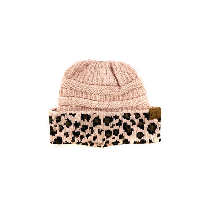 Suzie Q USA – wholesale Mössa - Dam – CC Leopard mönster svans mössa