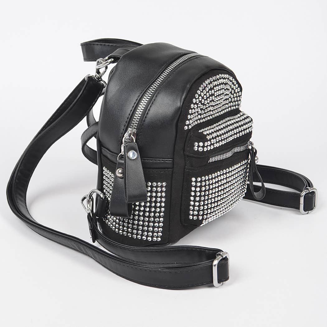 Black Rhinestone Backpack for wholesale on Faire3