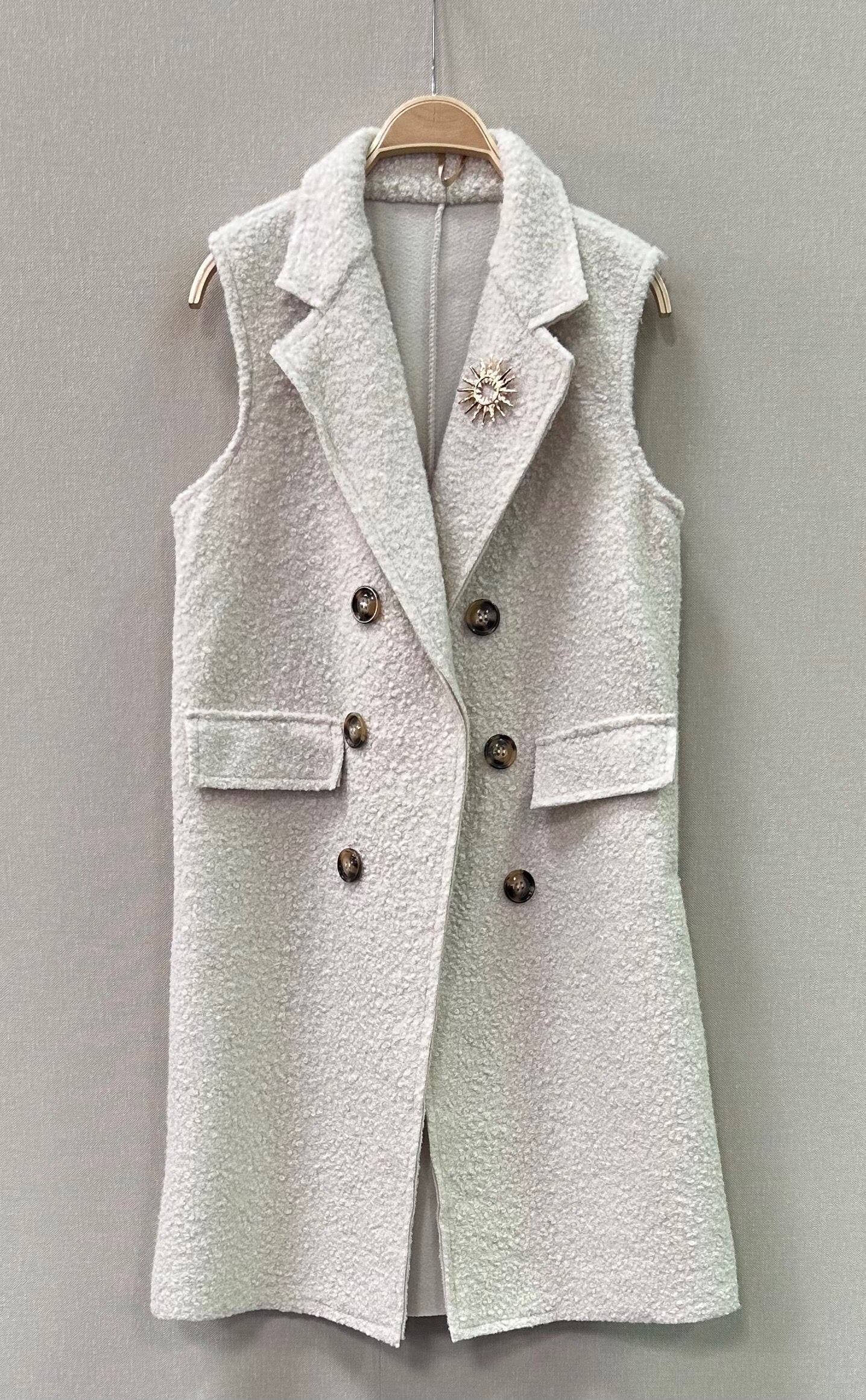 SWEET MAGIC MODA Y COMPLEMENTOS - Wholesale Outerwear Vest - Women's - SHEEPSKIN VEST1