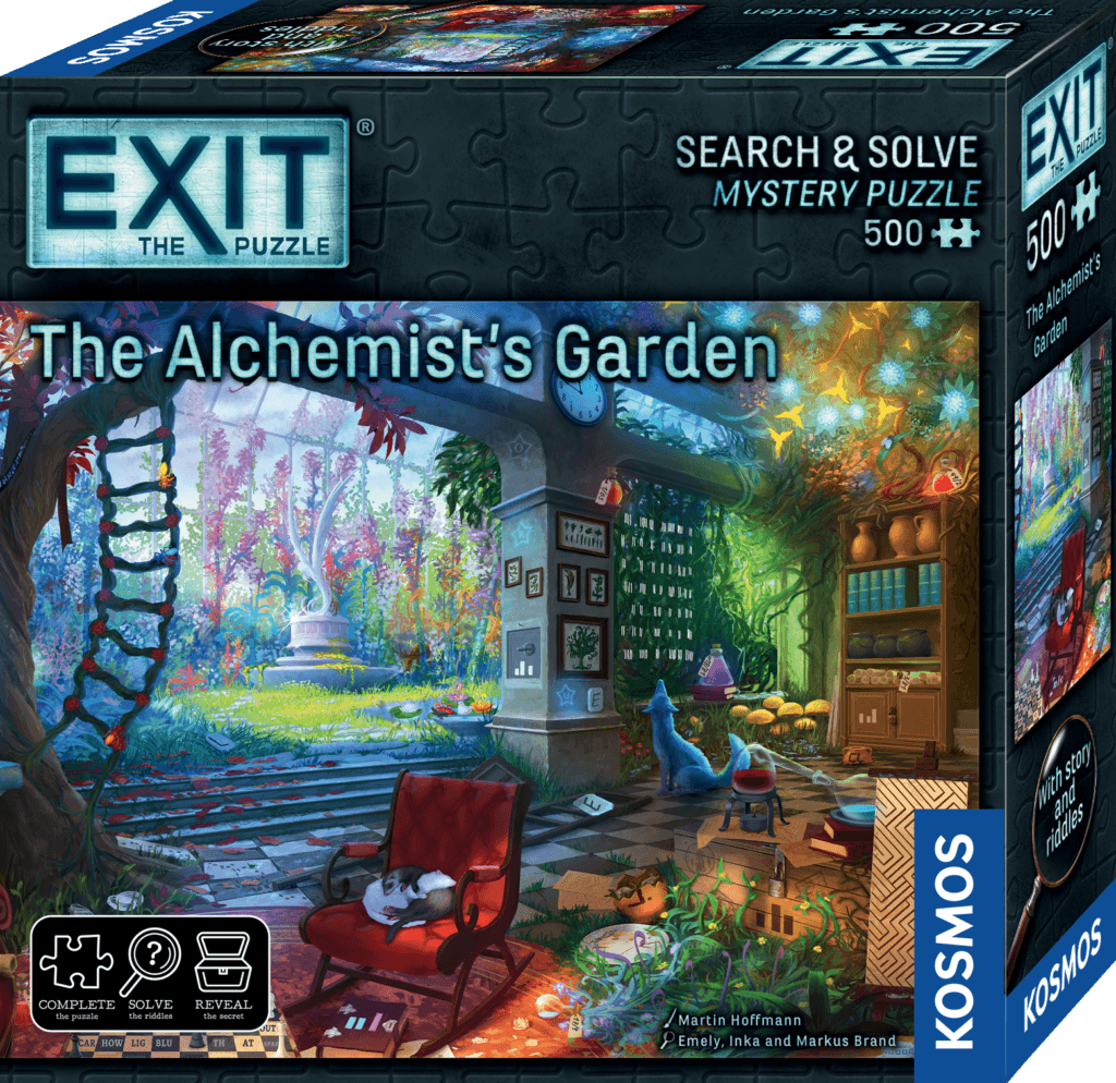 Thames & Kosmos UK LP – Engroshandel Brætspil – EXIT Puzzle: Alkymistens Have Escape Room Puslespil0