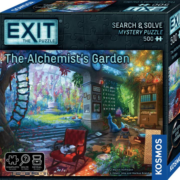 Thames & Kosmos UK LP – Engroshandel Brætspil – EXIT Puzzle: Alkymistens Have Escape Room Puslespil0