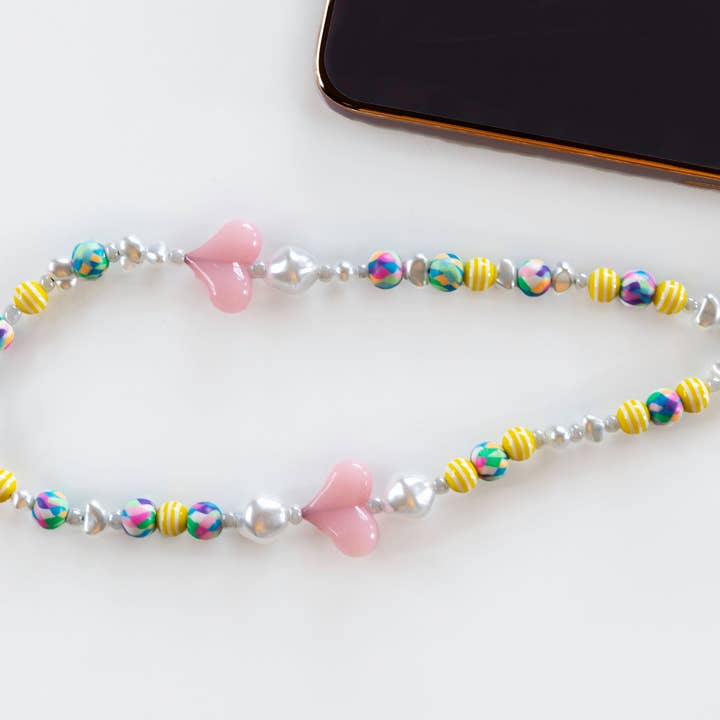 Charms of Love Cell Phone Charm Wristlet Lanyard for wholesale by Fiona Lucia