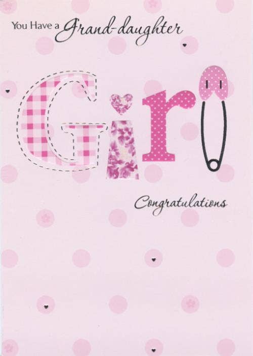 DICKENS INC. - Vente Cartes bébé - Petite-fille | SETC | SM | 15904-1GRDTR0