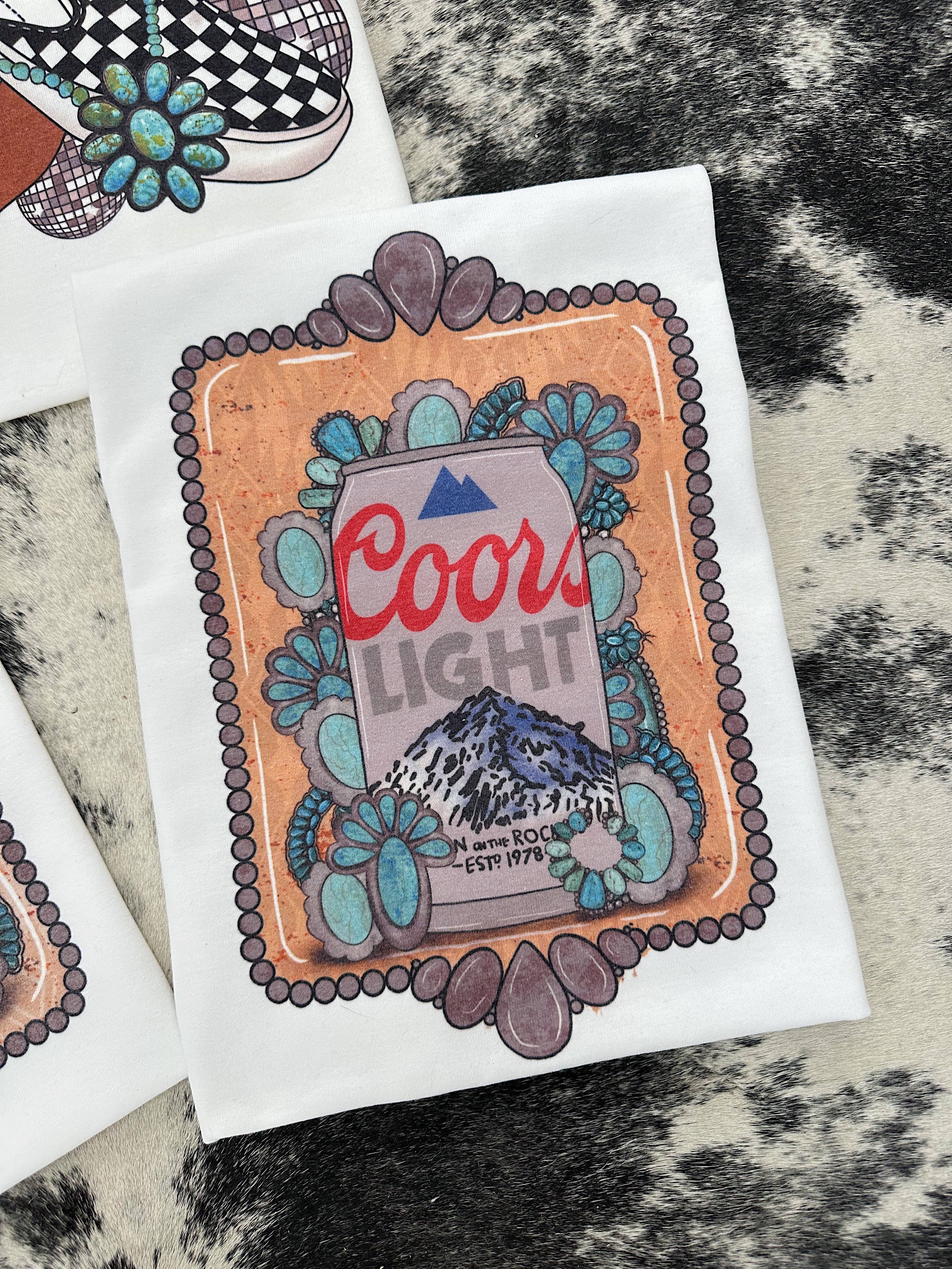 Gunpowder and Glam Boutique - Vendita all'ingrosso Maglietta serigrafata - Donna - Maglietta o Girocollo Western Beer2