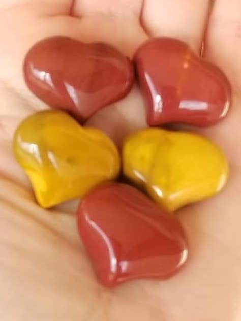 Multicolor Mookaite Heart Stones for wholesale by ZARDENIA