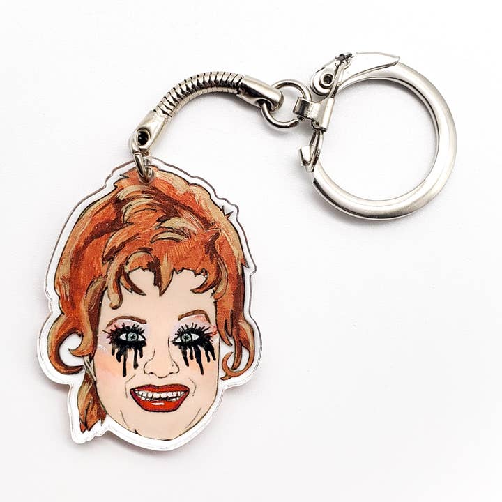 Porte-clés Televangelista pour la vente par Leroy's Place