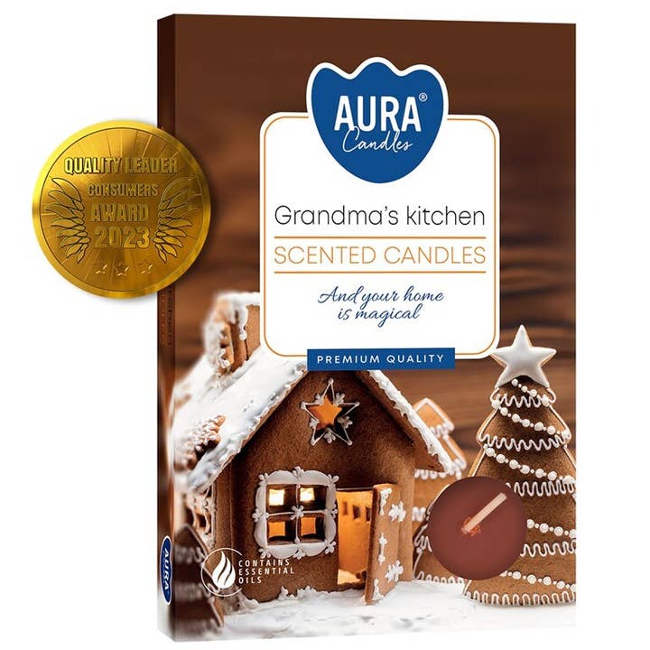 V. Tea Light 6 Grandma's Kitchen (12 units) for wholesale by Esoterica Arte