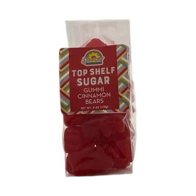 Sunflower Food Company - Wholesale Gummy - Pocketsnak -Cinnamon Gummi Bears, 6 oz. bag0