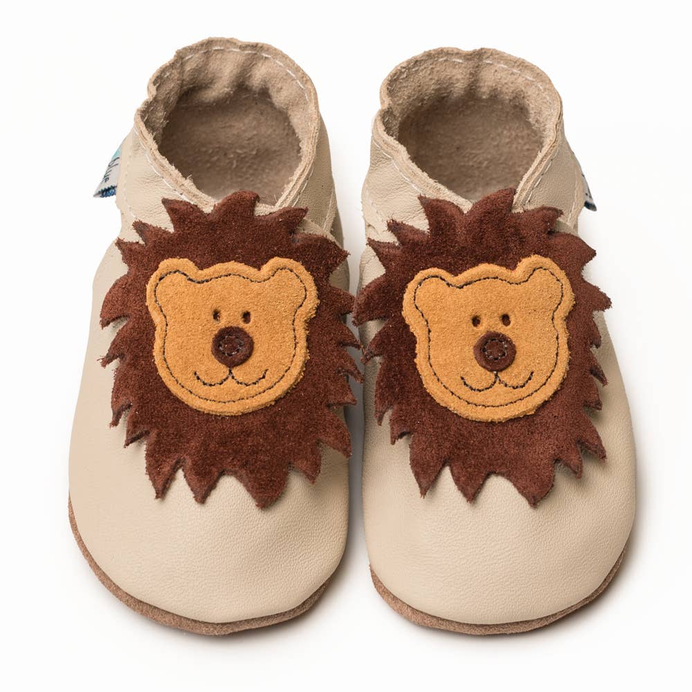 Inch Blue – wholesale Cot shoes – Baby – Baby Leather Shoes - Leo Cream1