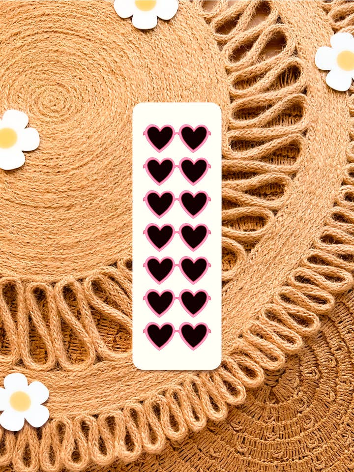 Heart Eyes Valentine's Day Bookmark for wholesale by Koll Designs
