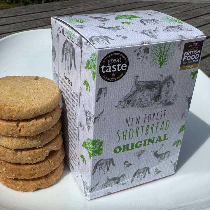 New Forest Shortbread Box of 8 Pieces - Original for wholesale by New Forest Shortbread