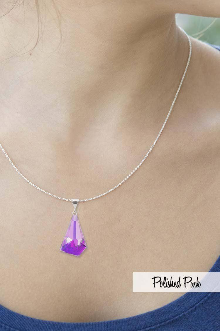 LeightWorks - Aurora Crystal Jewelry - Wholesale Pendant/Charm Necklace - Small Glacier Pendant3