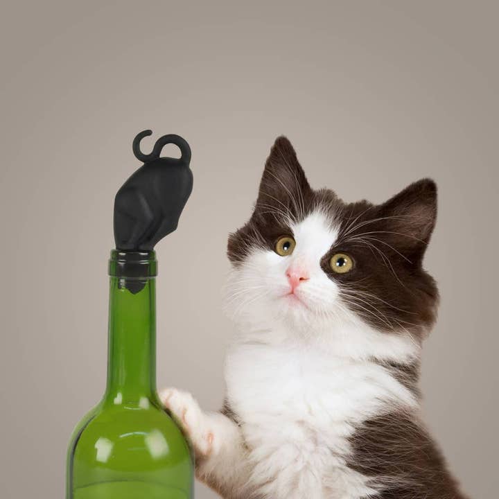 Fred & Friends - Wholesale Wine Stopper - Stop Kitty - Cat Bottle & Wine Stopper2