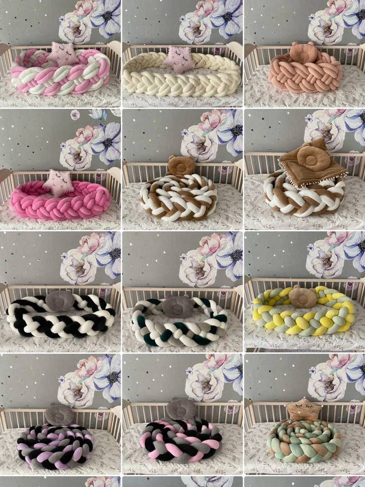 REA UPP TILL 60% RABATT Flätade Stötfångare för wholesale av Allbright Kids