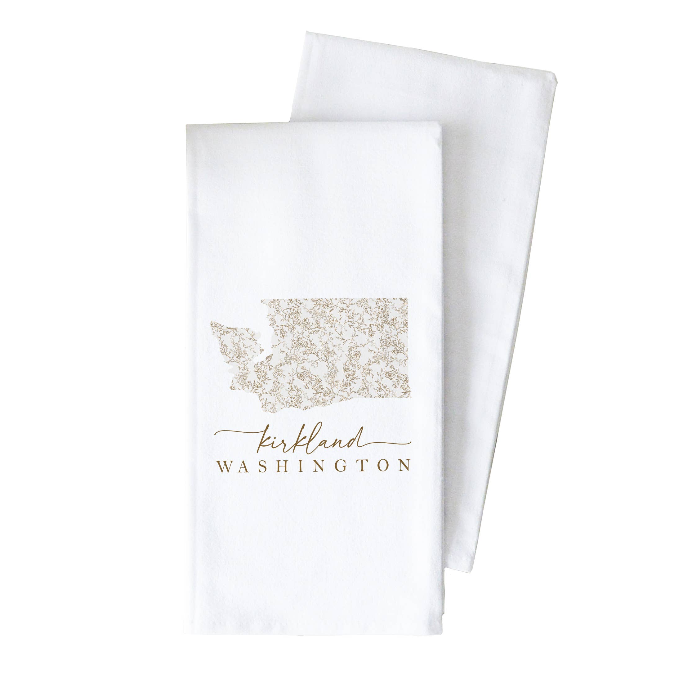 Porter Lane Home - Wholesale Tea Towel - Vintage Floral State Custom Tea Towel2