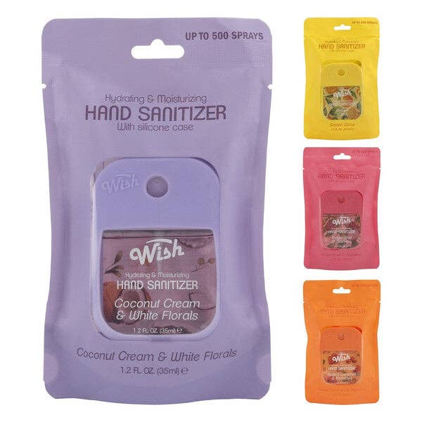 Assorted Scent Hand Sanitizer Spray 48ct, 1.2 oz for wholesale by United Scents