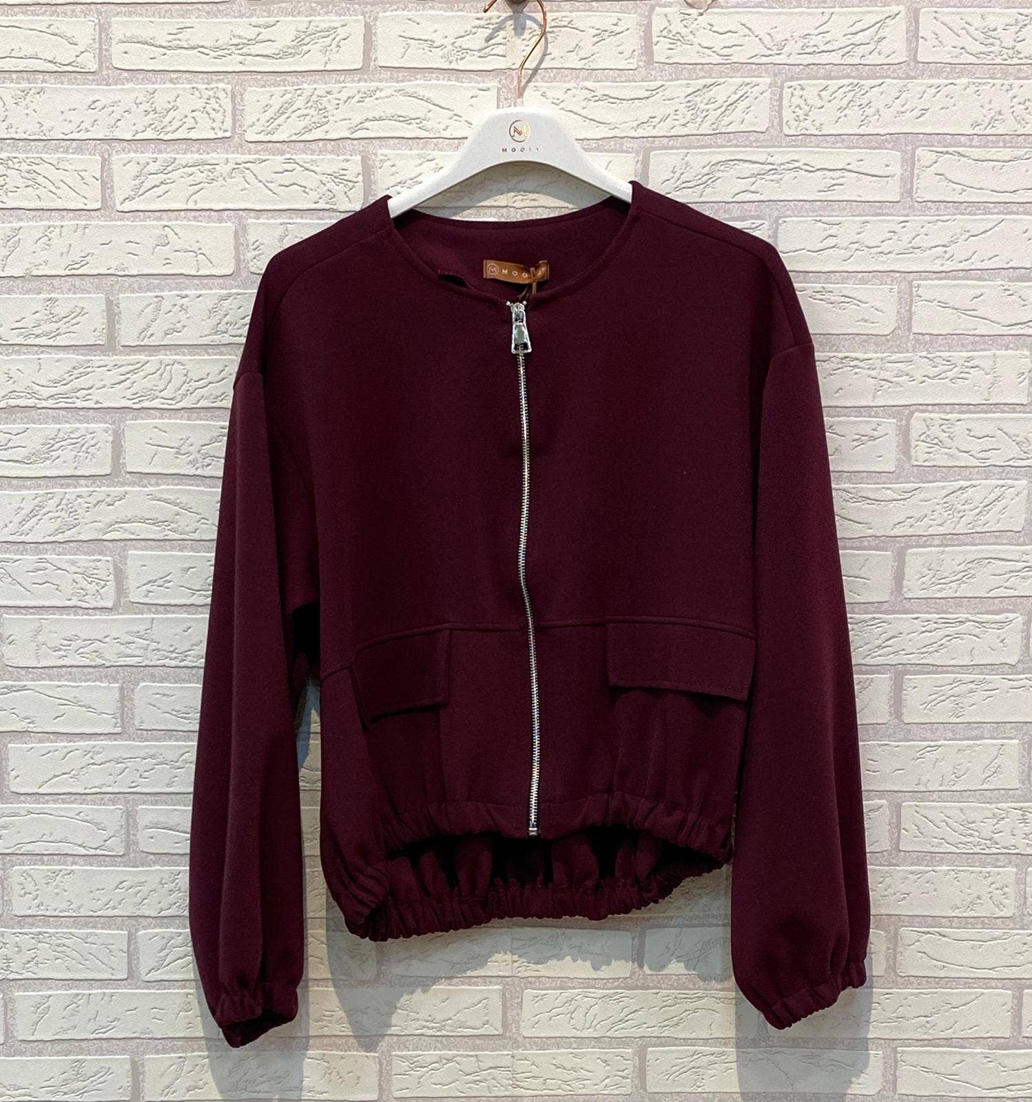 Ling – Blusão - Mulher por atacado – REF.5034 CASACO COM FECHO ÉCLAIR3