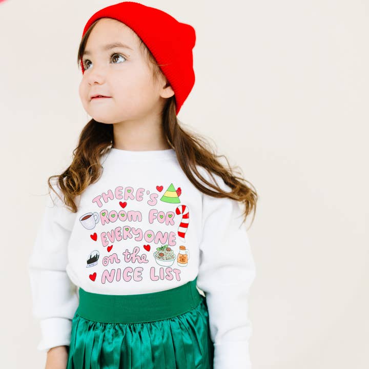 There's Room for Everyone on the nice List Christmas Sweater for wholesale by Benny & Ray Apparel