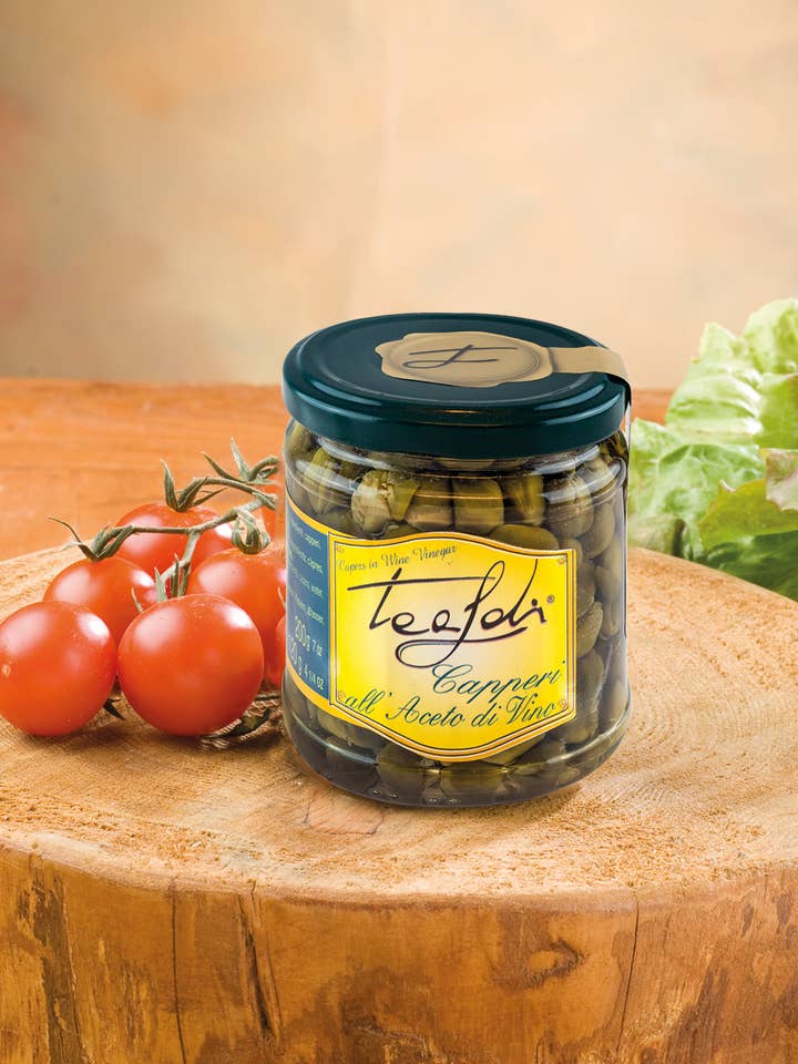 Câpres au Vinaigre 200g pour la vente par ANTICO PASTIFICIO TEALDI SRL (Tealdi)
