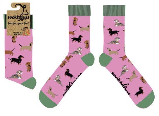 Socktopus - Vendita all'ingrosso Calzini - Unisex - Calzini per cani Sausage - Dasching Around 25