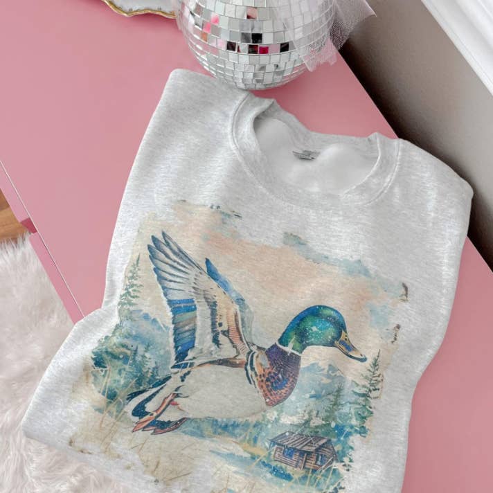 Mallard Duck Sweatshirt  for wholesale by Southern Backroad Tees LLC