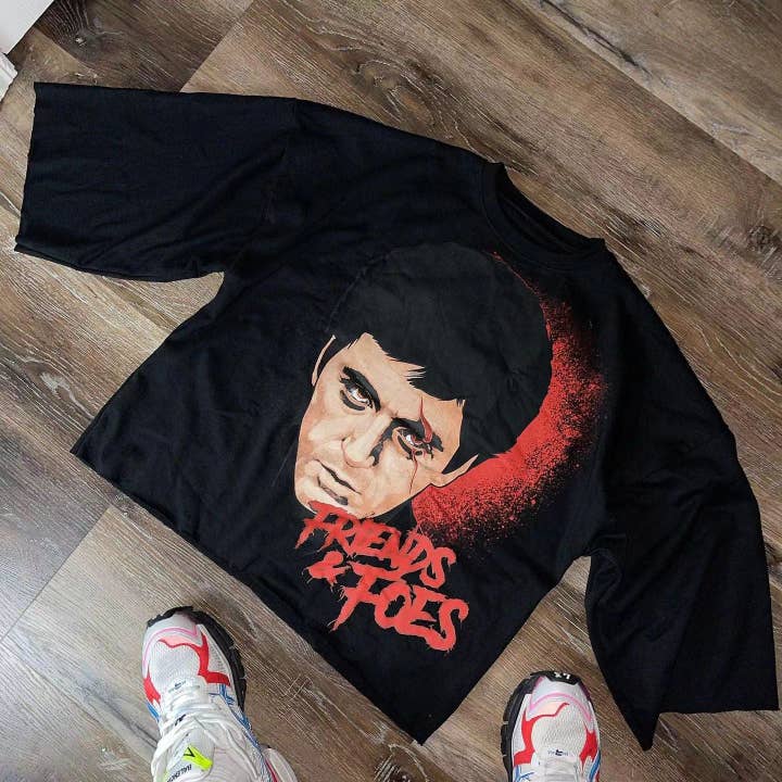 SALINA TRADING INC - Wholesale Screen Printed T-Shirt - Men's - Vintage Cartoon Print Oversized T-Shirt for Men6