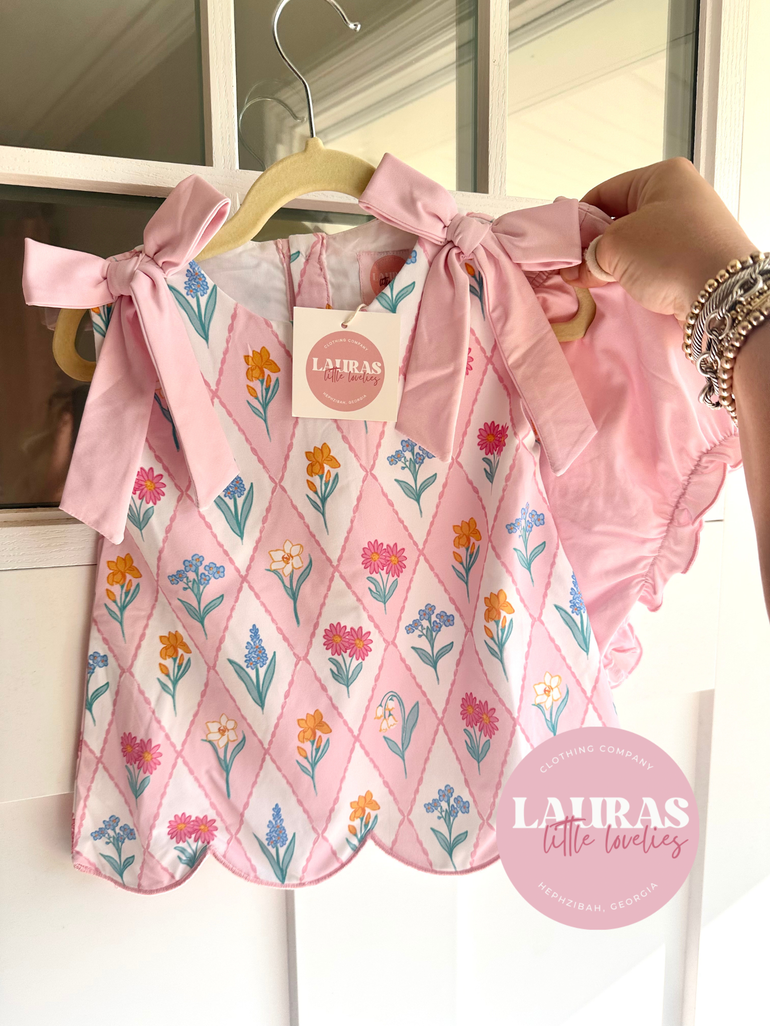 Laura’s Little Lovelies - Wholesale Jumpsuit - Baby - Honey Haven Bubble1