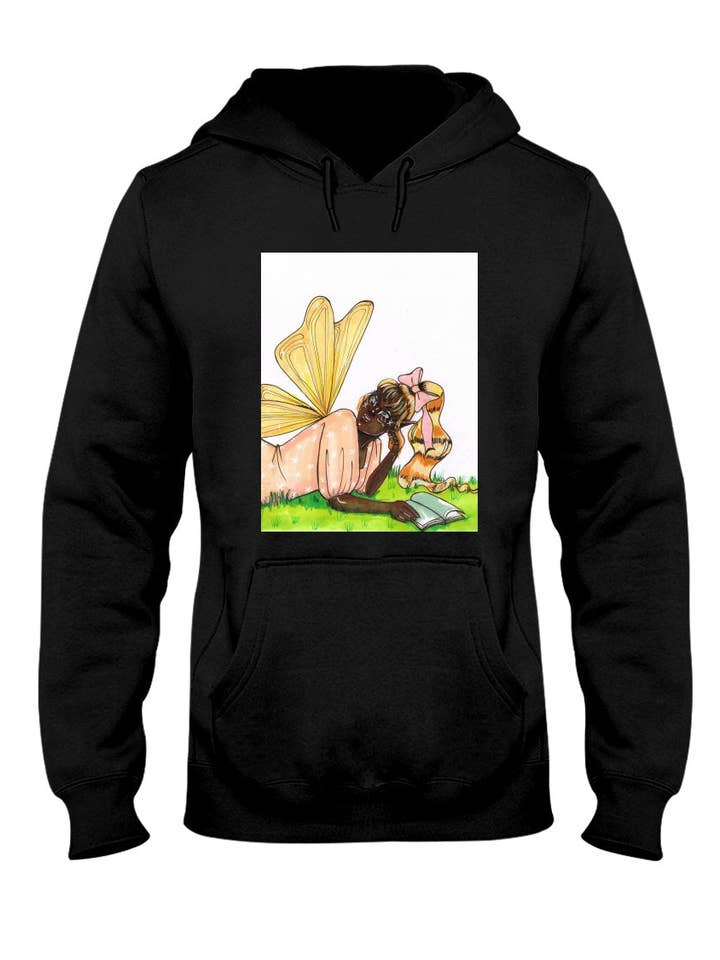 Bokmask Fairy Hoodie för wholesale av D. Ridley Designs