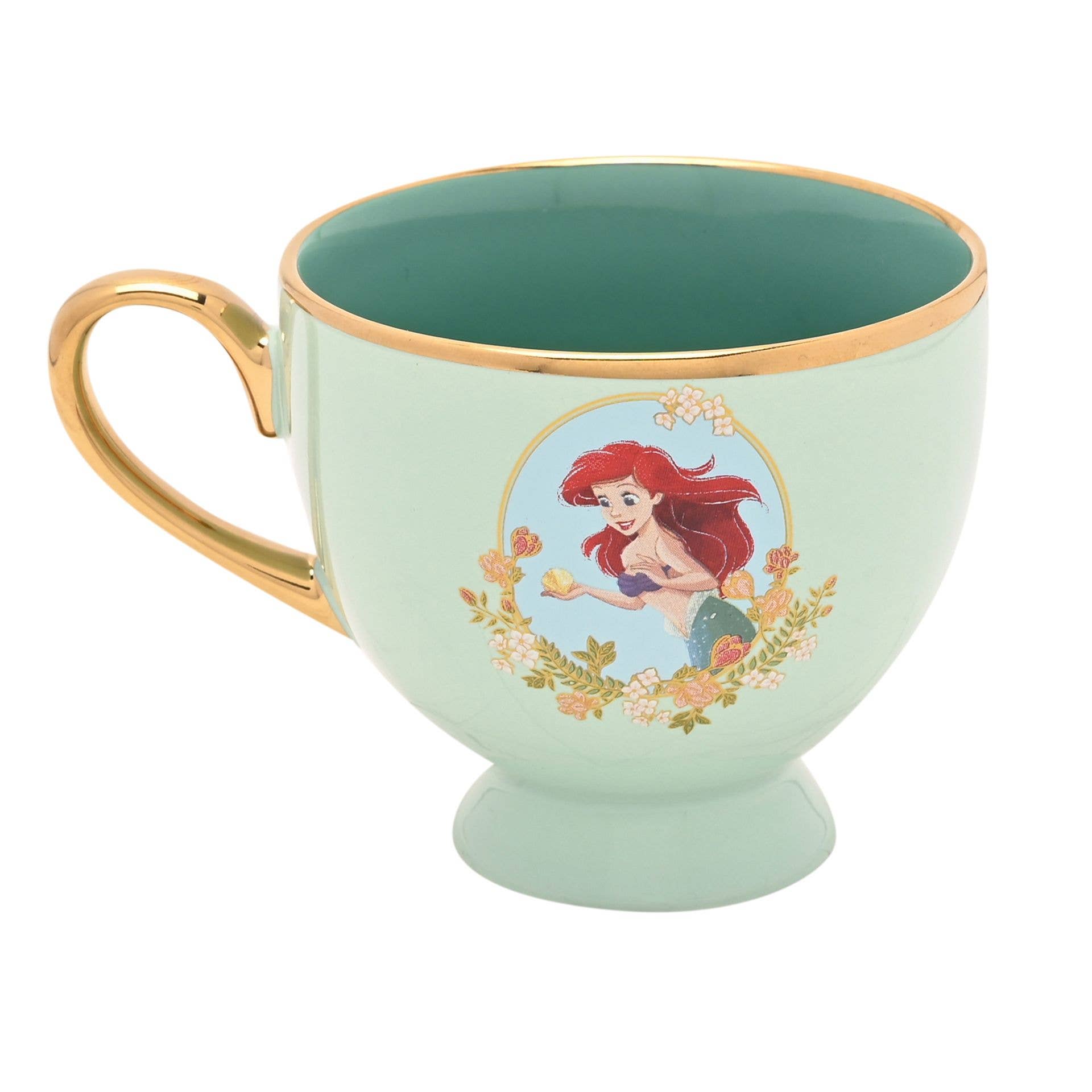 WIDDOP and Co. – Engroshandel Drikkeglas/kop – Disney Pastel Prinsesse Tekop & Underkop - Ariel2