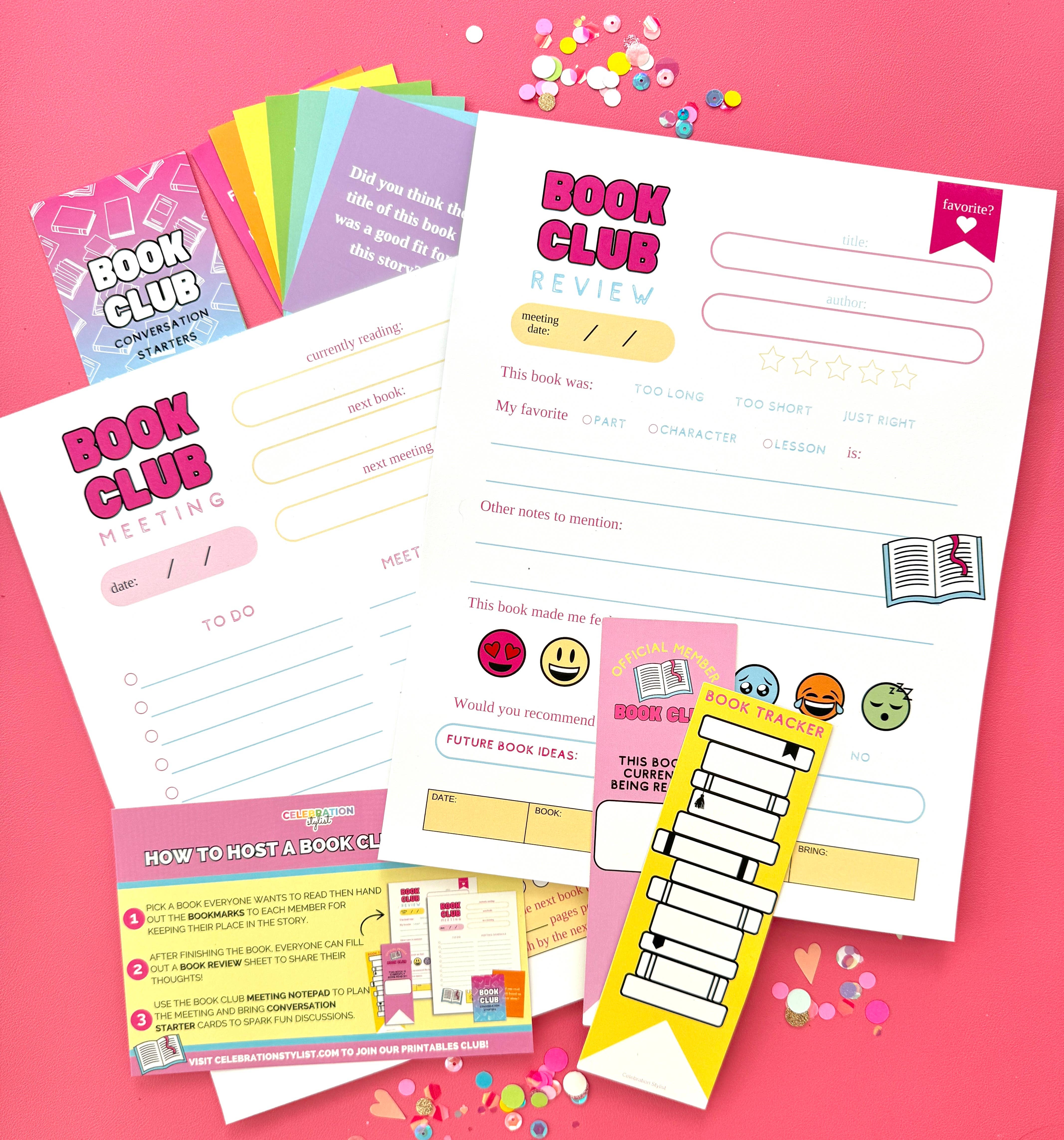 Celebration Stylist - Wholesale Bookmark - Kids Book Club