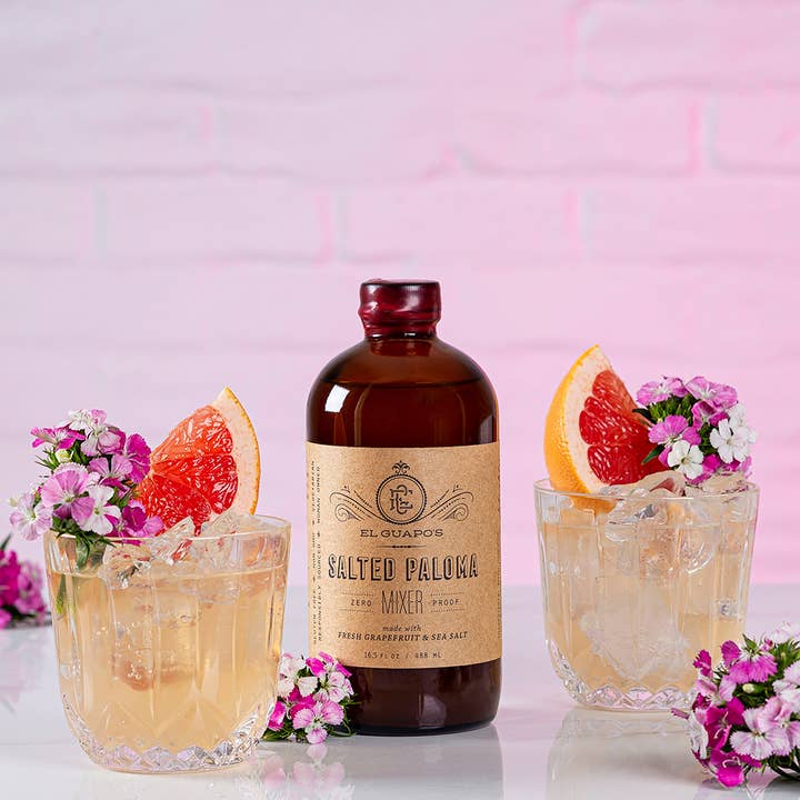 El Guapo - Wholesale Cocktail Mix/Syrup - Drink Mixers: Salted Paloma - A Texas Favorite2