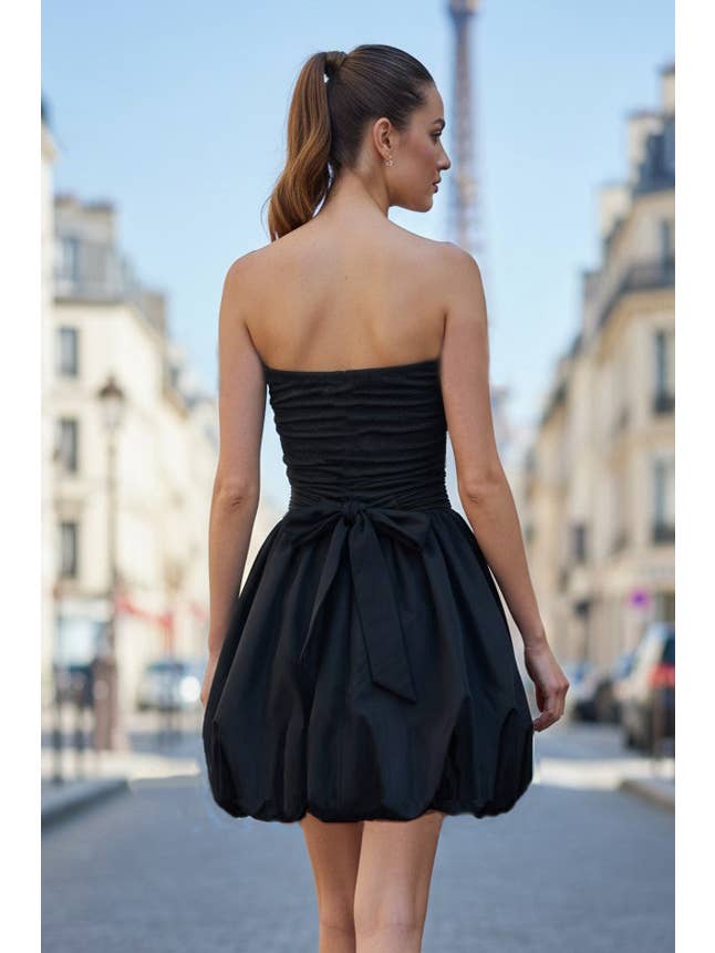 VAVA by Joy Han - Wholesale Dress - Women's - TUBE BUBBLE DRESS W/TWISTED ROPE BELT7