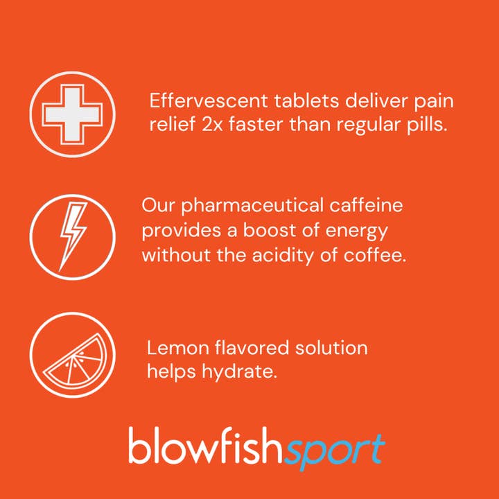 Blowfish for Hangovers - Wholesale Pain relief spray/cream - Blowfish Sport: Pain Relief for Athletes | Works Fast2