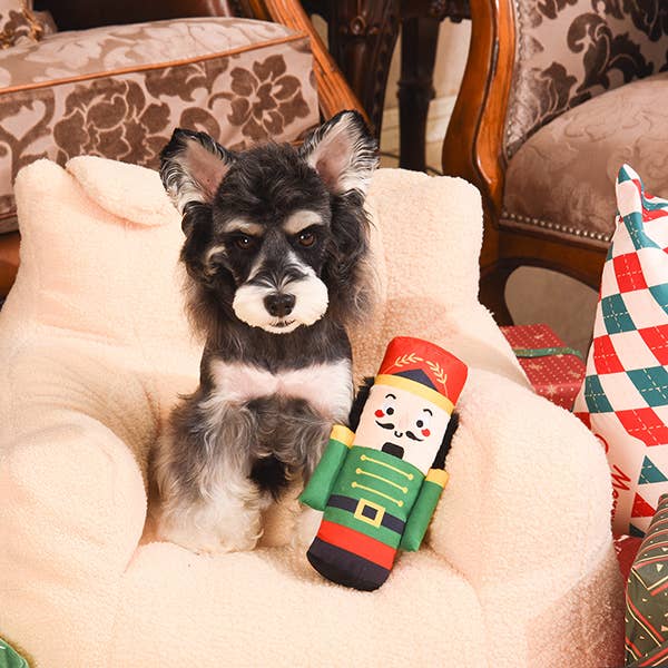 Hugsmart Products Inc - Wholesale Pet Plush Toy - Dog - HugSmart Pet - Happy Woofmas | Nutcracker - Dog Plush Toy
