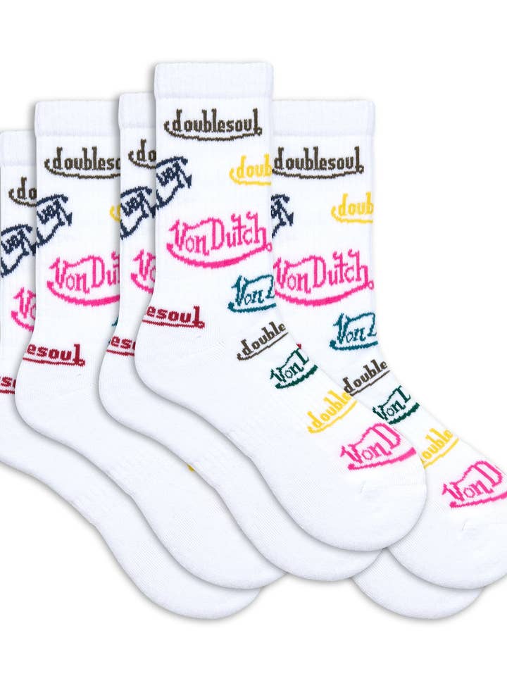 Calcetines altos Von Dutch pack de 3 lisos para venta al por mayor de doublesoul