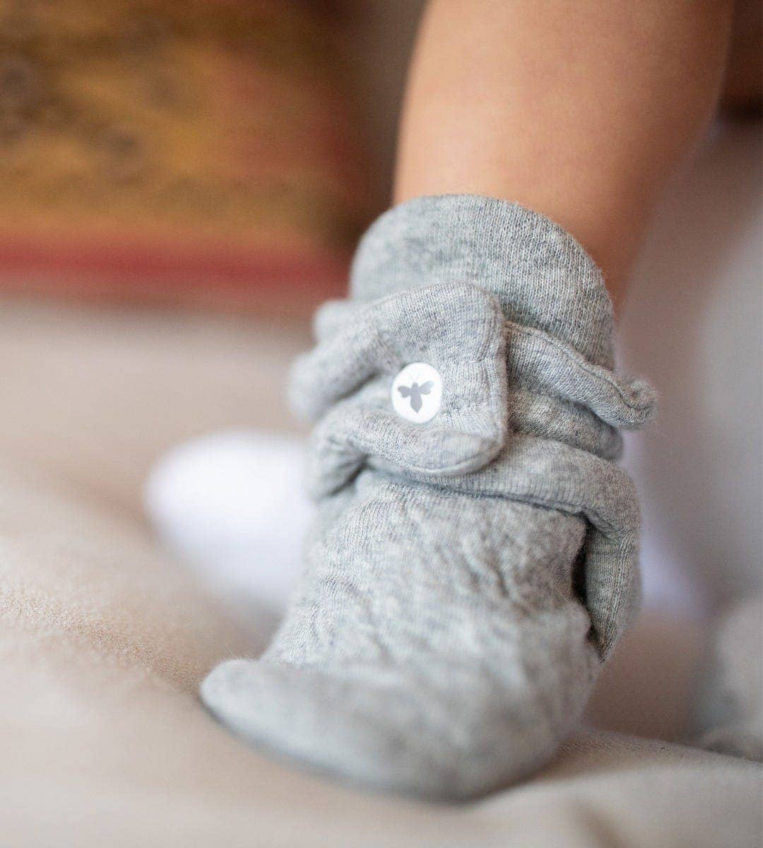 Burt's Bees Baby - Wholesale Booties - Baby - Quilted Bee Organic Cotton Baby Booties4