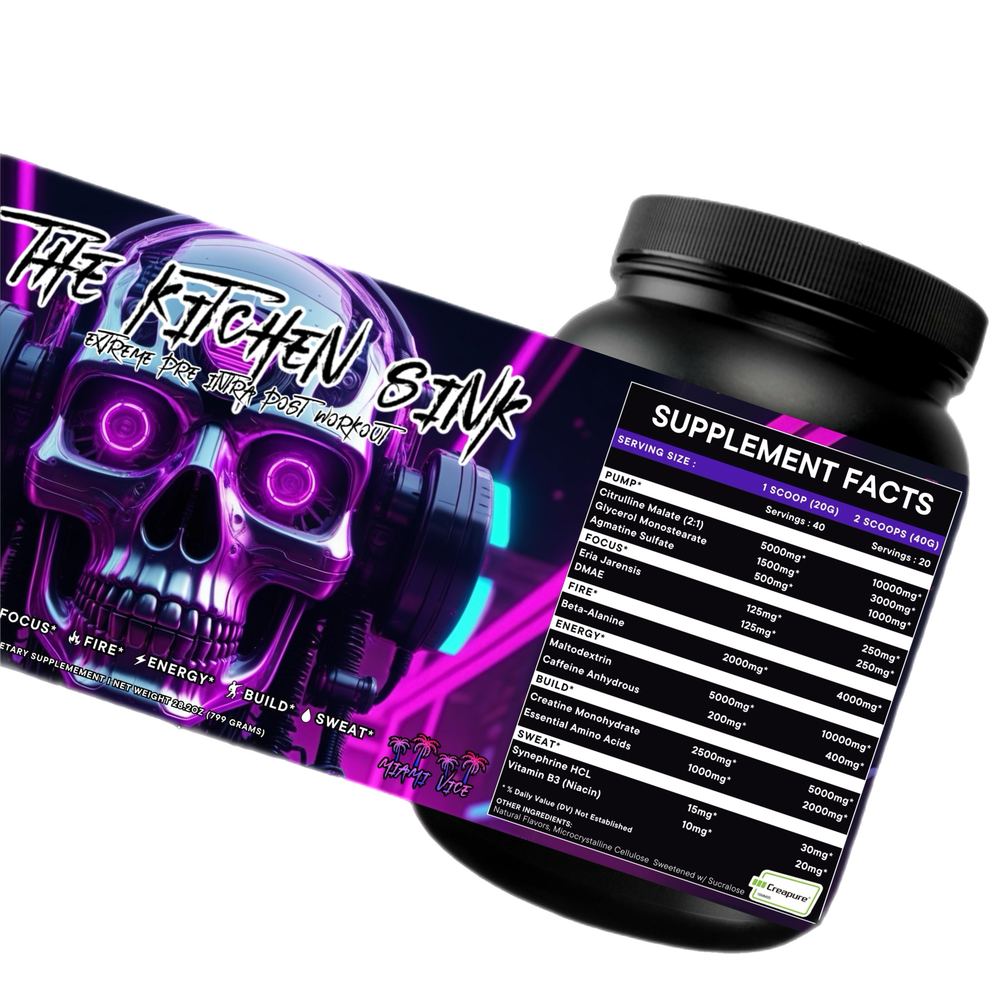 Mass Cast, LLC - Wholesale Voedingssupplement/vitamine - De Keukengoot Extreme Pre Intra Post Workout1