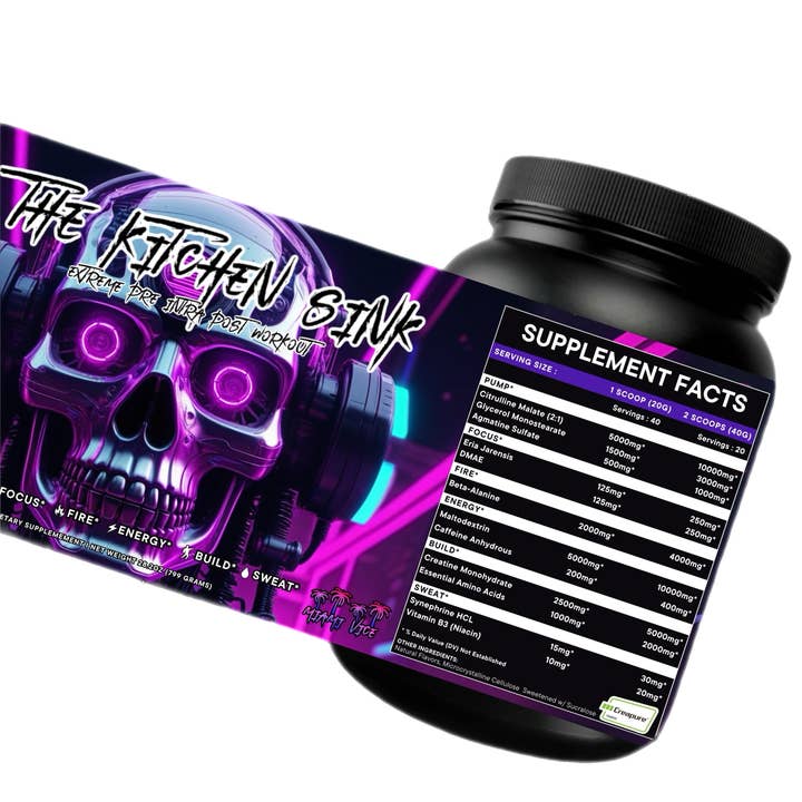 Mass Cast, LLC - Wholesale Oral supplement/vitamin - The Kitchen Sink Extreme Pre Intra Post Workout1