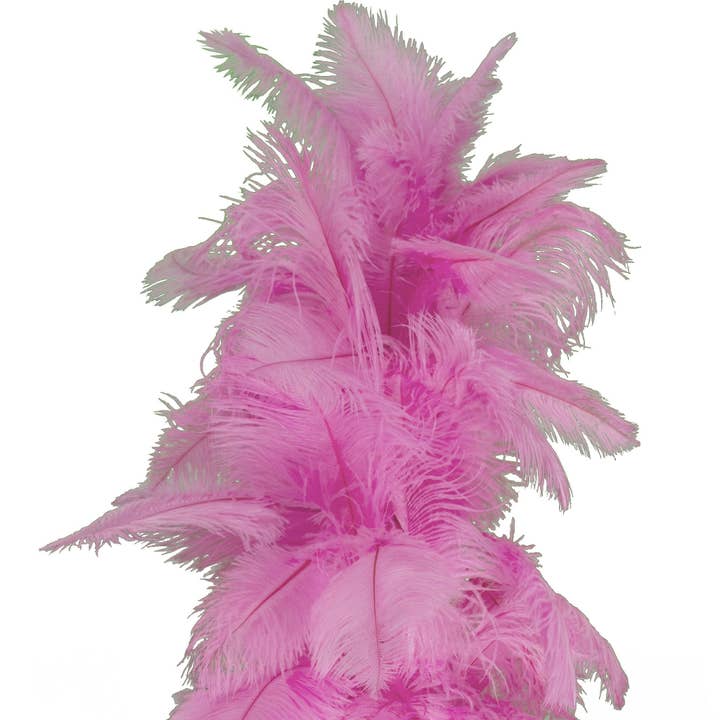 Lee Display - Wholesale Christmas Decoration - Pink Ostrich Feather Tree7