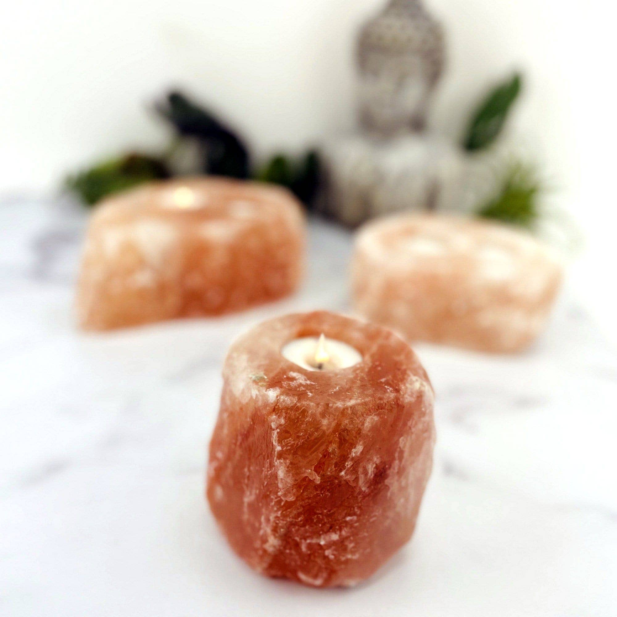 Rock Paradise - Wholesale Candle Holder - Himalayan Salt Candle Holder - Natural Stone Crystal9